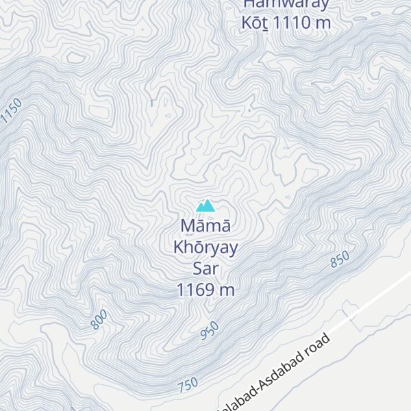 Map of Māmā Khōryay Sar