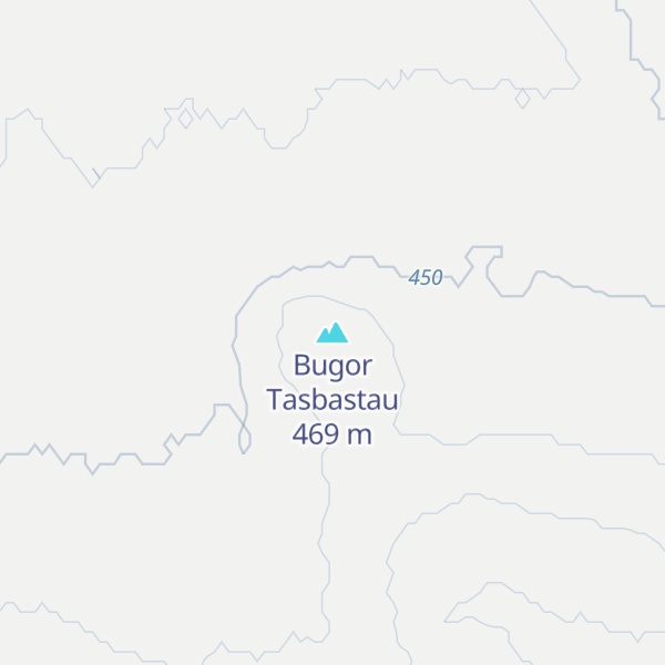 Map of Bugor Tasbastau