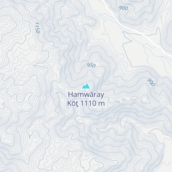 Map of Hamwāray Kōṯ