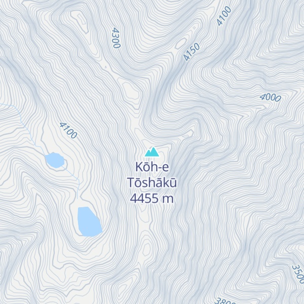 Map of Kōh-e Tōshākū
