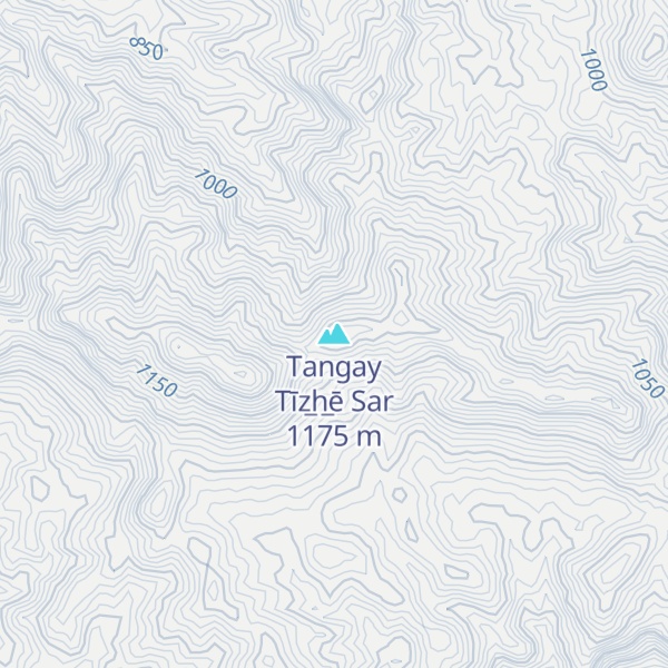 Map of Tangay Tīz̲h̲ē Sar