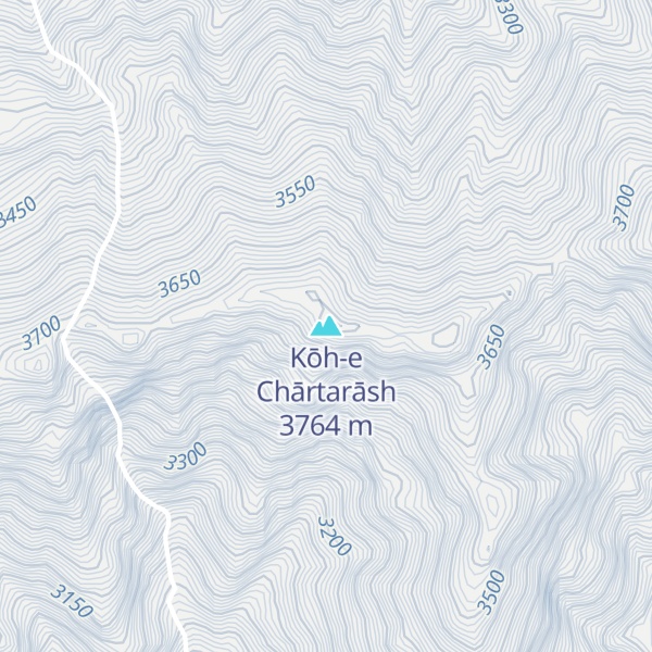 Map of Kōh-e Chārtarāsh