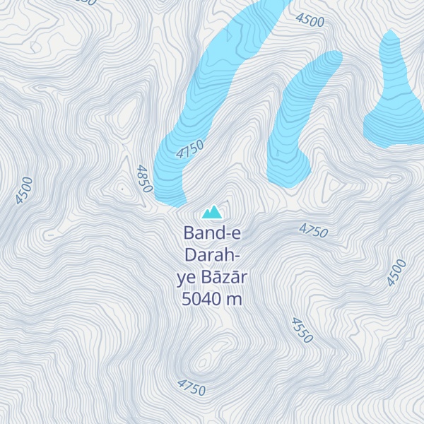 Map of Band-e Darah-ye Bāzār
