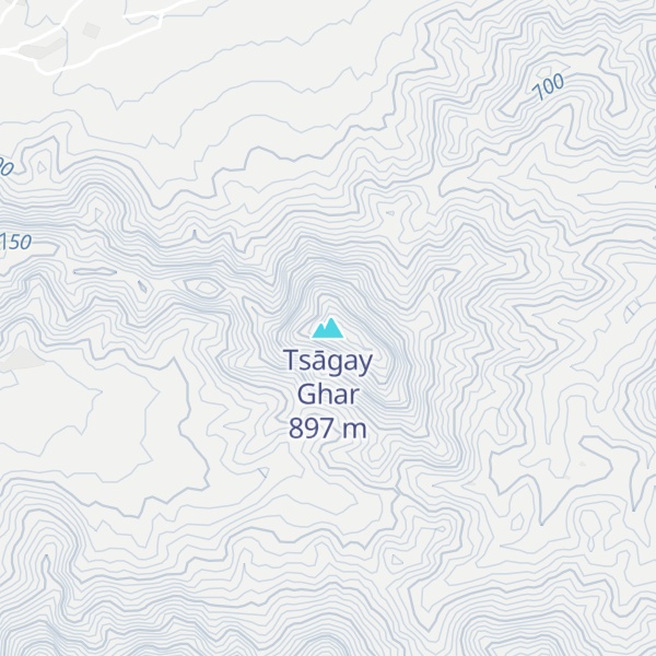 Map of Tsāgay Ghar