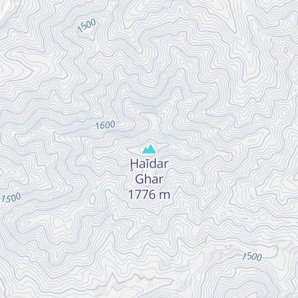 Map of Ḩaīdar Ghar
