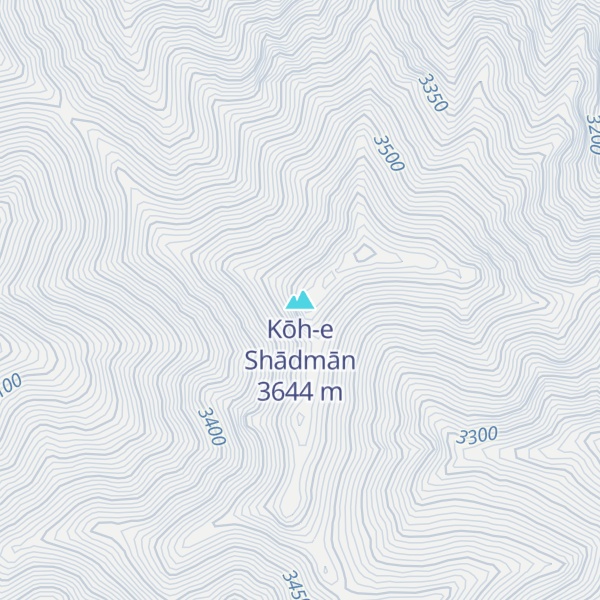 Map of Kōh-e Shādmān