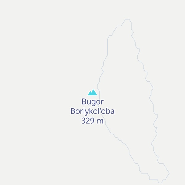 Map of Bugor Borlykol’oba