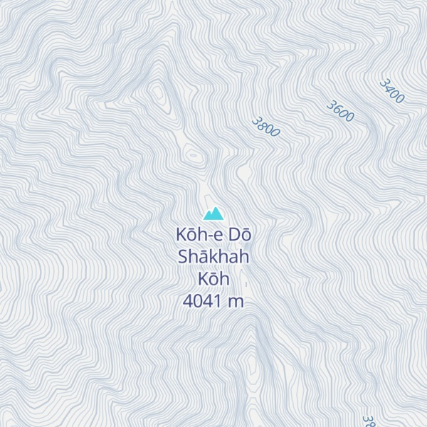 Map of Kōh-e Dō Shākhah Kōh