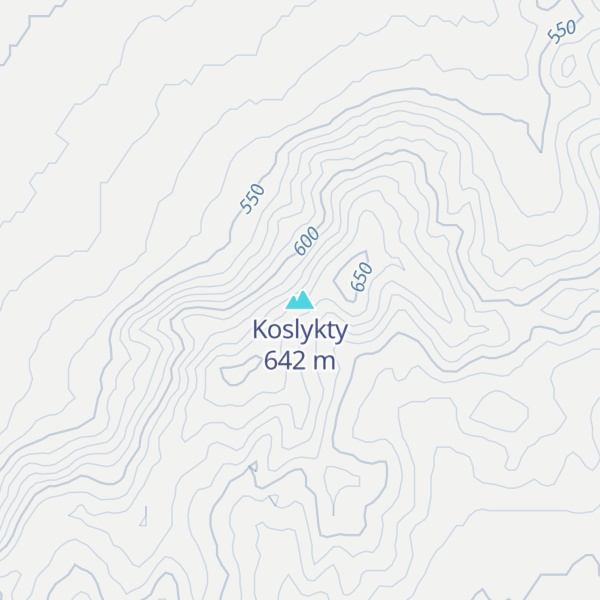 Map of Koslykty