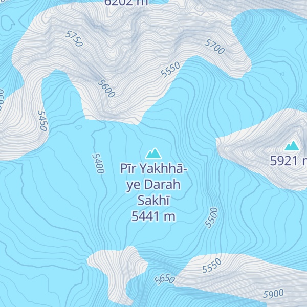 Map of Pīr Yakhhā-ye Darah Sakhī