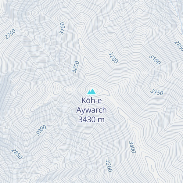 Map of Kōh-e Aywarch