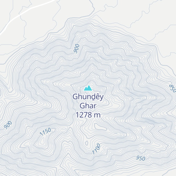 Map of Ghunḏêy Ghar