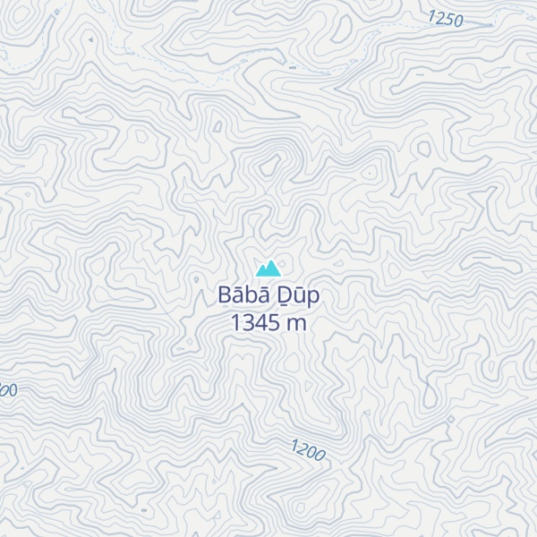 Map of Bābā Ḏūp