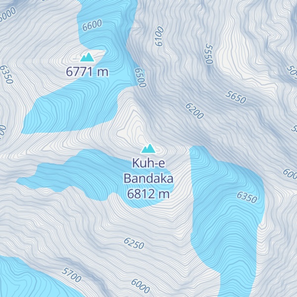 Map of Kuh-e Bandaka