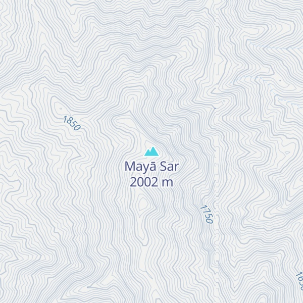 Map of Mayā Sar