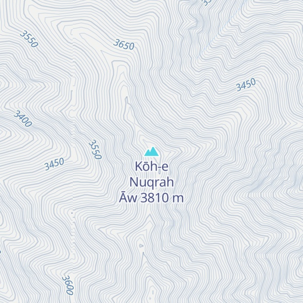 Map of Kōh-e Nuqrah Āw