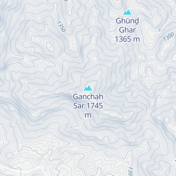 Map of Ganchah Sar