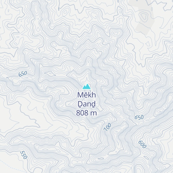 Map of Mēkh Ḏanḏ