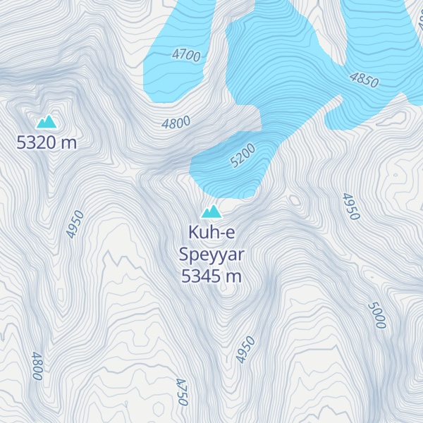 Map of Kuh-e Speyyar