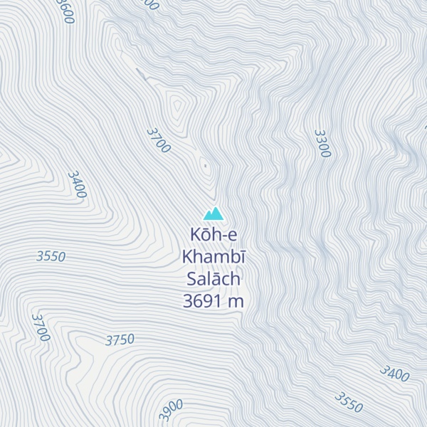 Map of Kōh-e Khambī Salāch