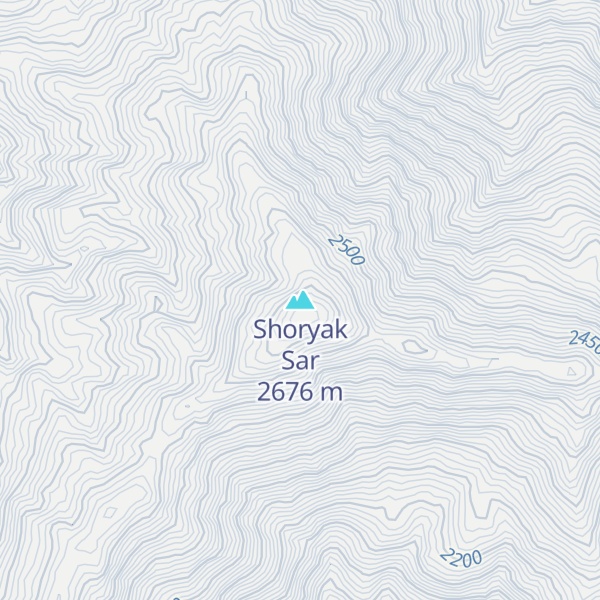 Map of Shoryak Sar