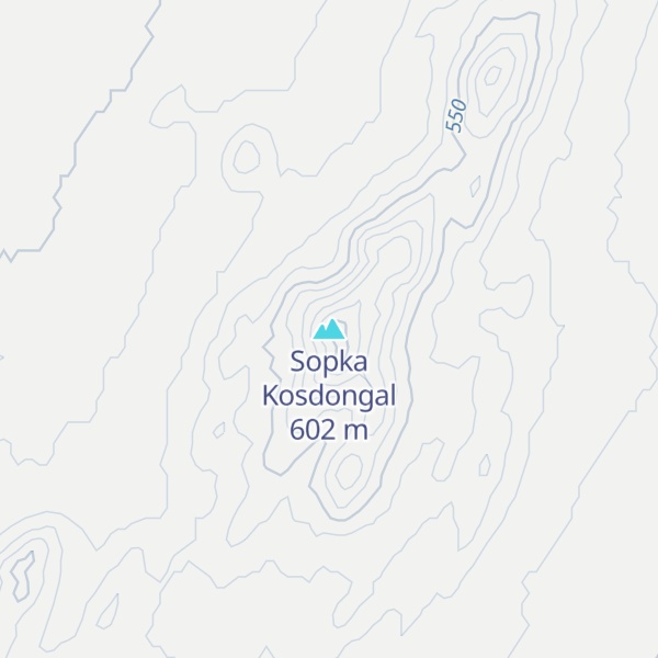 Map of Sopka Kosdongal
