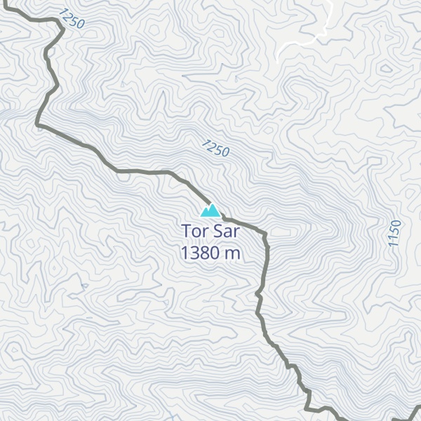 Map of Tor Sar