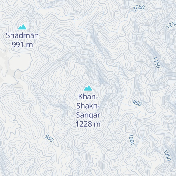 Map of Khan-Shakh-Sangar