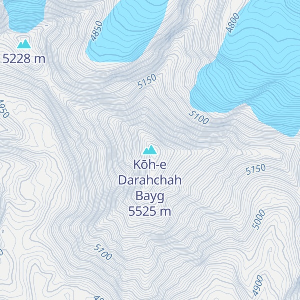 Map of Kōh-e Darahchah Bayg