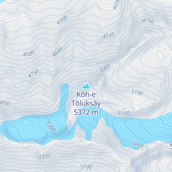 Map of Kōh-e Tōluksāy