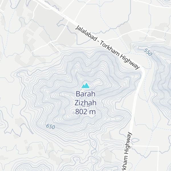 Map of Barah Ziz̲h̲ah