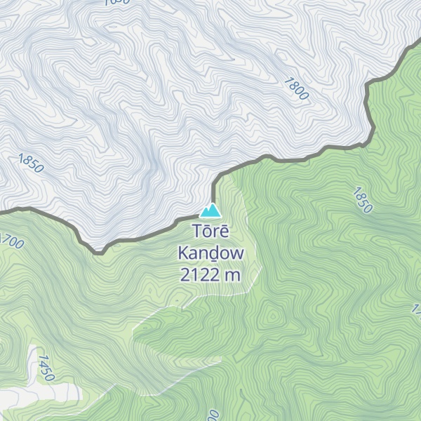 Map of Tōrē Kanḏow