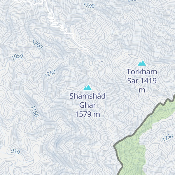 Map of Shamshād Ghar