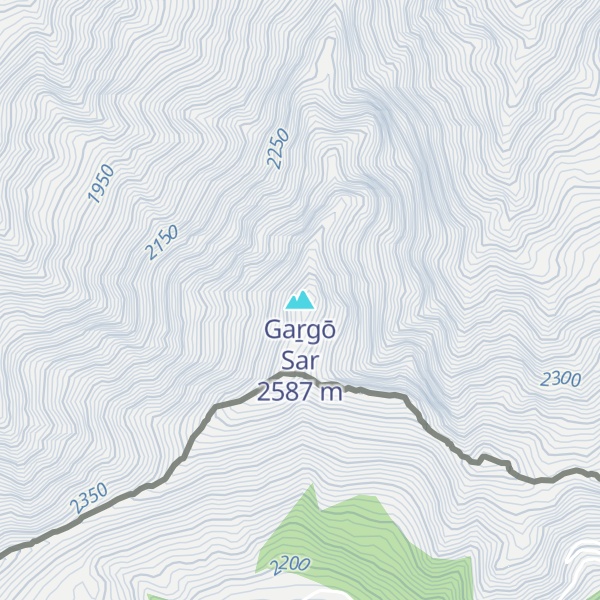 Map of Gaṟgō Sar