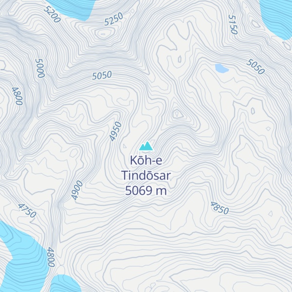 Map of Kōh-e Tindōsar