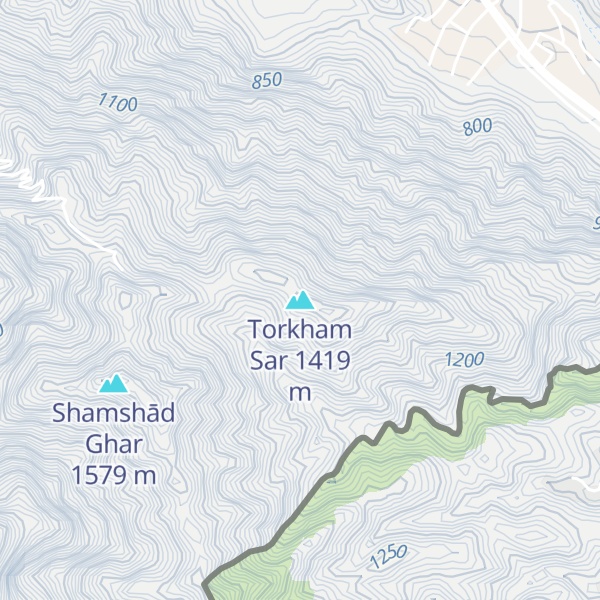 Map of Torkham Sar