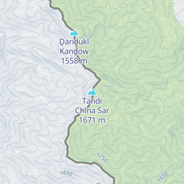 Map of Tandi Chīna Sar