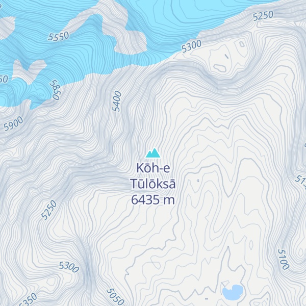 Map of Kōh-e Tūlōksā