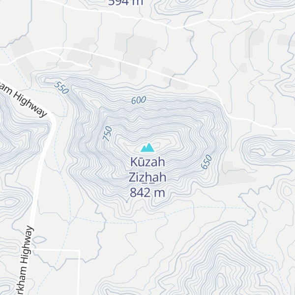 Map of Kūzah Ziz̲h̲ah