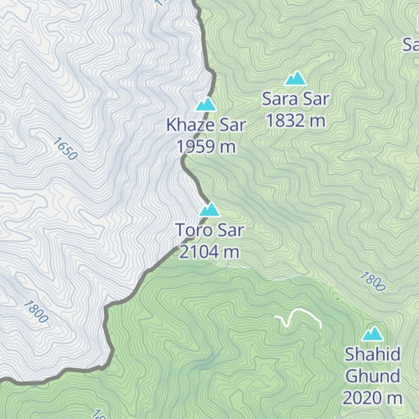 Map of Toro Sar