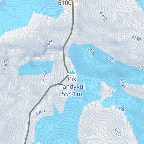 Map of Pik Tandykul