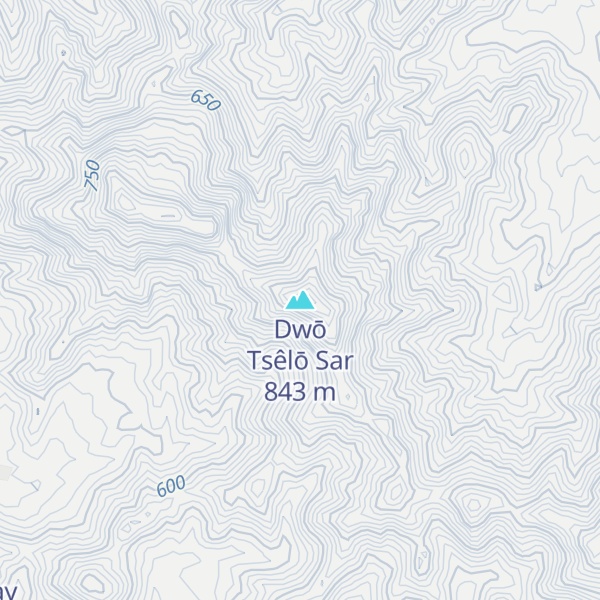 Map of Dwō Tsêlō Sar