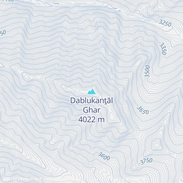 Map of Dablukanṯāl Ghar