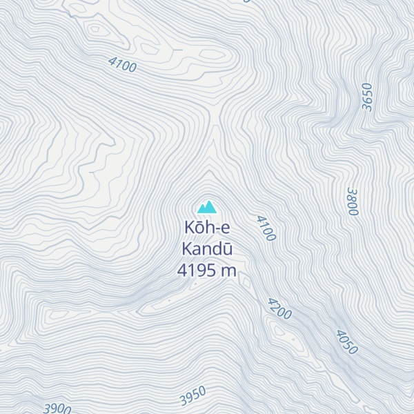 Map of Kōh-e Kandū