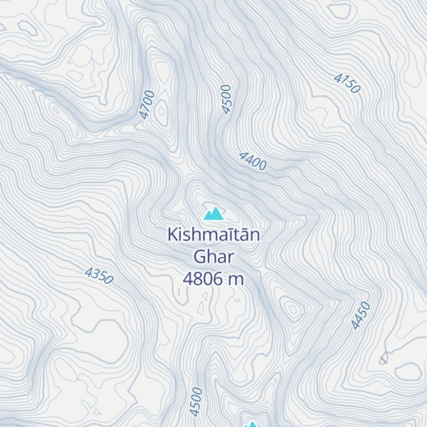 Map of Kishmaītān Ghar