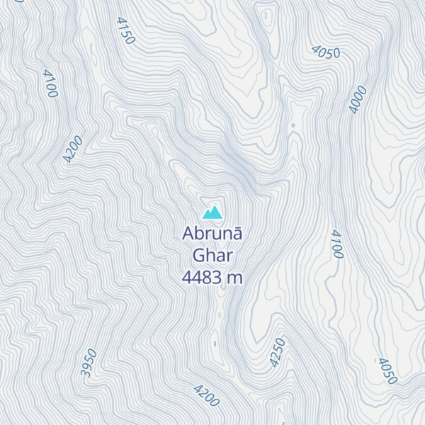 Map of Abrunā Ghar