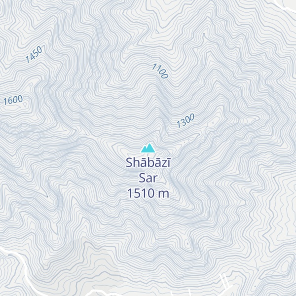 Map of Shābāzī Sar