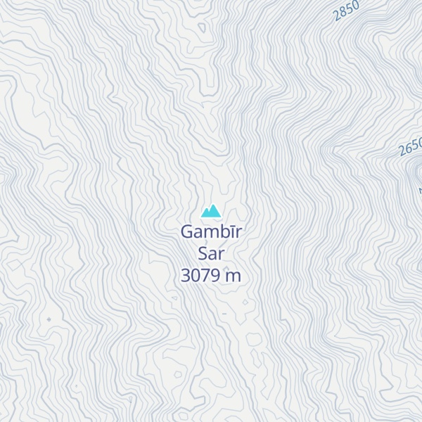 Map of Gambīr Sar