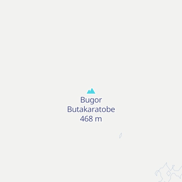Map of Bugor Butakaratobe