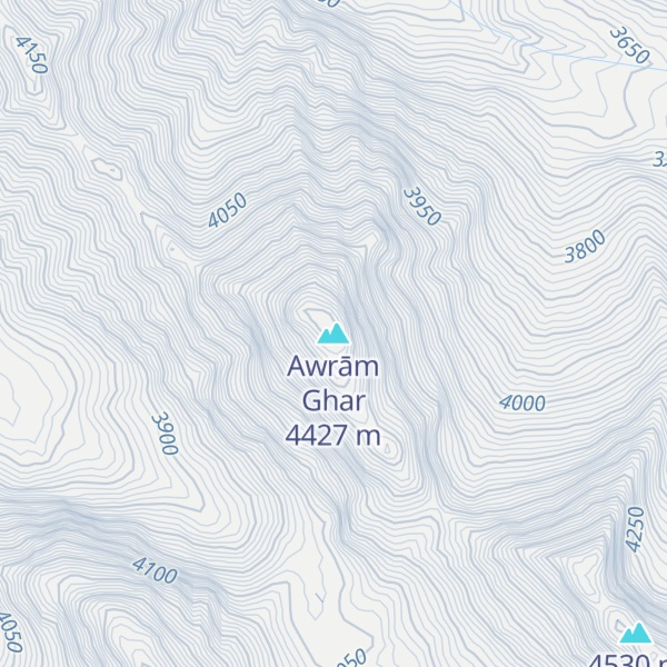 Map of Awrām Ghar